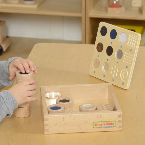 Guess by Touch Material and Texture 12 Montessori Elements