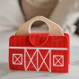 TOOKY TOY Wooden Folding Farm in a Suitcase with Animals