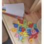 TOOKY TOY Montessori Alphabet Puzzle Learning Letters Words Animals 57 pcs.