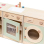 VIGA PolarB Wooden Kitchen Set XL Washing Machine, Stove, Dishwasher - Green