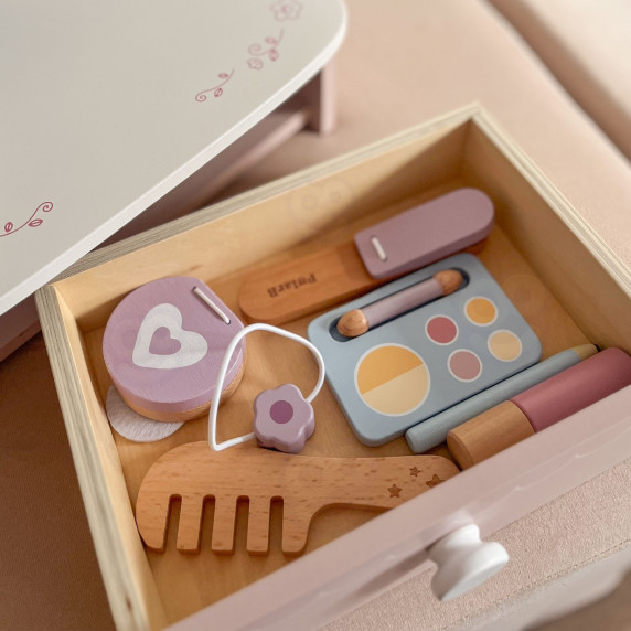Viga Wooden Dressing Table with Accessories Little Princess Corner