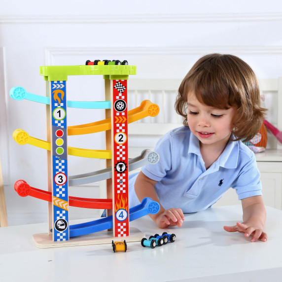 TOOKY TOY Colorful Slide Track For Cars