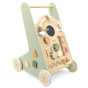 VIGA PolarB Wooden Push Walker Green Educational
