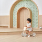 VIGA PolarB Wooden Polar Bear Ride-On with Soft Wheels