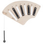 CLASSIC WORLD EDU Musical Wall Board ZEBRA