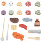 VIGA Wooden BBQ Grill Set