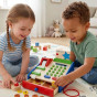 VIGA Wooden Cash Register with Montessori Scanner Accessories