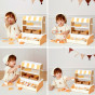 VIGA Wooden Mini Bakery Shop Baked Goods Stand 16 pcs.