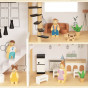 TOOKY TOY Wooden Doll House 25 Pieces