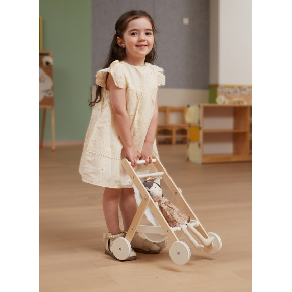 VIGA PolarB Wooden Doll Stroller