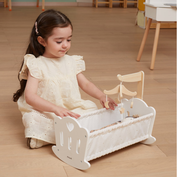 VIGA PolarB Wooden Doll Cradle
