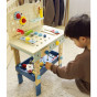TOOKY TOY Wooden DIY Workshop Table