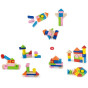 VIGA Wooden Educational Blocks 100 pcs. Numbers and Letters
