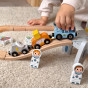TOOKY TOY Wooden Space Train Track Set