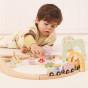 VIGA Wooden Train for Children Track 62 pieces