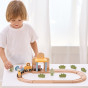 Viga PolarB Wooden Train Set 30 pcs.
