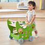 VIGA Wooden Educational Crocodile Pusher 12 in 1
