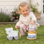 VIGA PolarB Polar Bear Set Wooden Pyramid + Polar Bear to Pull