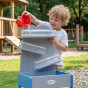 CLASSIC WORLD EDU Wooden Water Cascade Track with Pipes and Tank
