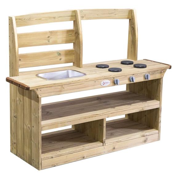 CLASSIC WORLD EDU Wooden Mud Kitchen Large Garden