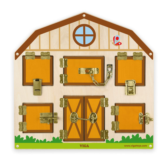 VIGA Wooden Board Farm Lockpicking FSC Certified
