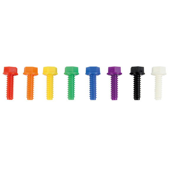 MASTERKIDZ Colorful Screws for Creative Science STEM Board 512 Pieces Mix Colors