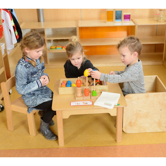 MASTERKIDZ Large Wooden Montessori Lace Threader