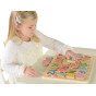 MASTERKIDZ Wooden Educational Board Alphabet Capital Letters Montessori