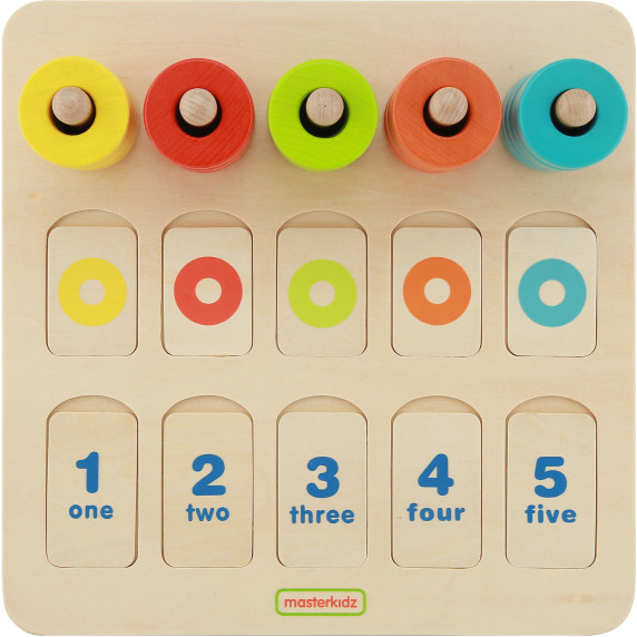 MASTERKIDZ Learning Colors and Counting Educational Montessori Board