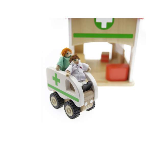 MASTERKIDZ Mini Hospital Wooden Model Set