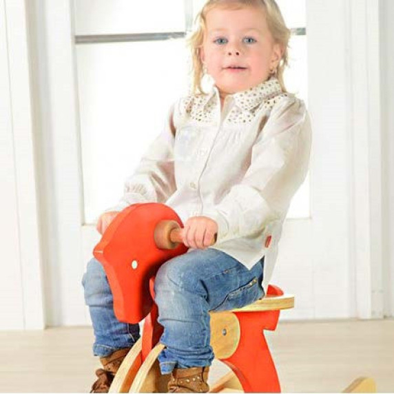 MASTERKIDZ Wooden Rocking Horse Rocker