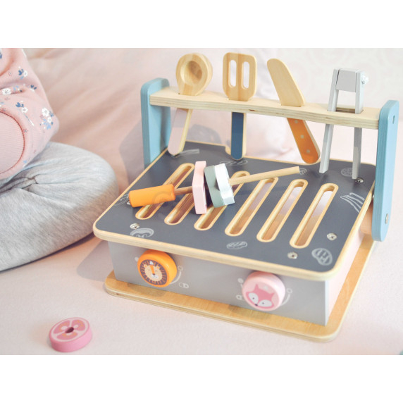 VIGA Wooden Folding Stove and Grill
