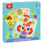 TOOKY TOY 4 in 1 Puzzle Mntessori Blocks Puzzle