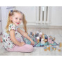 VIGA PolarB Wooden Model with City Blocks 56 pcs.