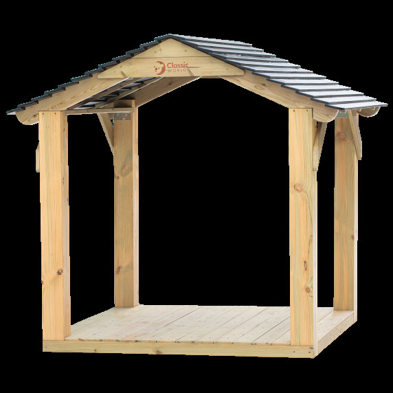 CLASSIC WORLD EDU Large Wooden Gazebo House