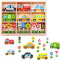 TOOKY TOY Road Highway Puzzle + Vehicles Cars Road Signs