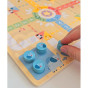 TOOKY TOY Logic Board Games 2 in 1 Ludo Ludo + Free the Animals