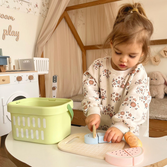 TOOKY TOY Wooden Food Vegetables Fruit Set