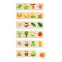 VIGA Wooden Puzzle Growing Animals and Plants