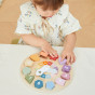 Viga Wooden Shape Sorter Clock Educational 18m+