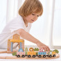 Viga PolarB Wooden Train Set 30 pcs.