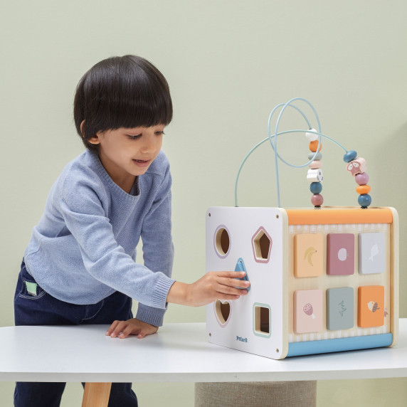 VIGA PolarB Educational Cube 8 in 1 Activity Cube