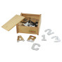MASTERKIDZ Double-Sided Acrylic Mirrors Letters Numbers Montessori Alphabet
