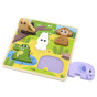 VIGA Wooden Puzzle Animals Forest Matching Puzzle