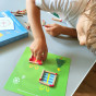 TOOKY TOY Wooden Montessori Puzzle Logic Game Puzzles Magnetic Matches for Children 58 pcs.