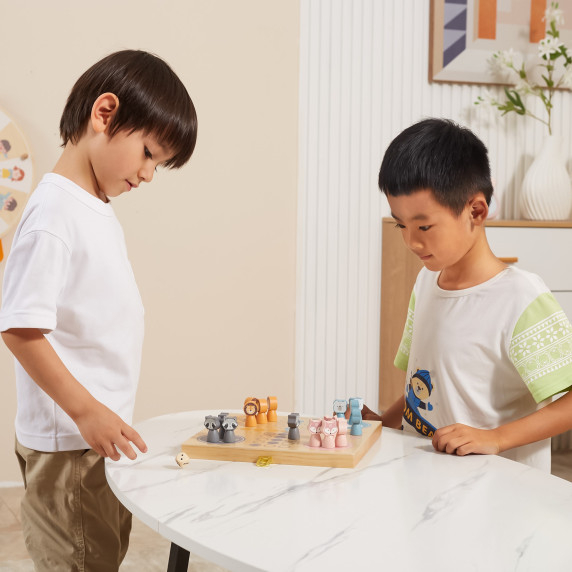 VIGA PolarB Wooden Ludo Game