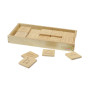 MASTERKIDZ Sensory Toy Recognize Letters, Numbers, and Shapes by Touch Montessori
