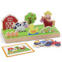 VIGA Wooden Educational Puzzle Distance Learning 2 in 1