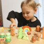 TOOKY TOY Forest Set Stackable Puzzle Blocks Figures