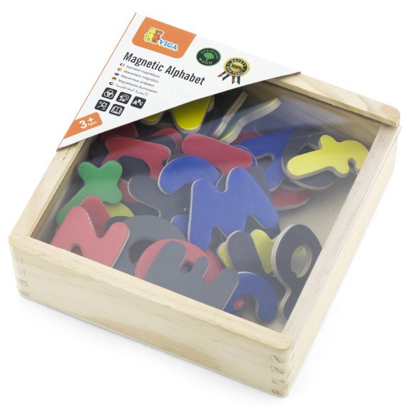 VIGA Wooden Magnetic Letters Learn to Write Magnet